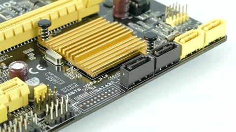 Computer Main Board, Motherboard 4K Footage Stock Footage 63051360