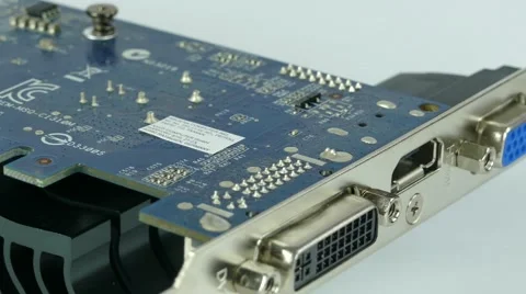 Computer Main Board, Motherboard 4K Footage Stock Footage 63051397