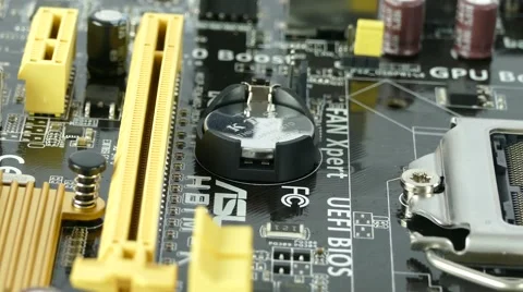Computer Main Board, Motherboard 4K Footage Stock Footage 63051642
