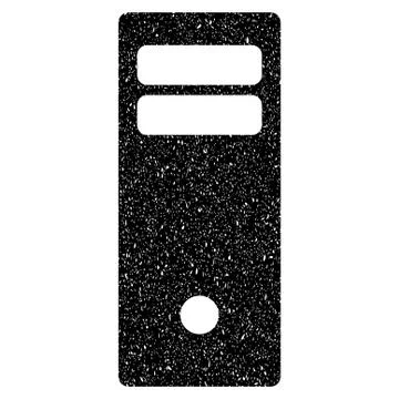 Computer Mainframe Grainy Texture Icon Stock Illustration