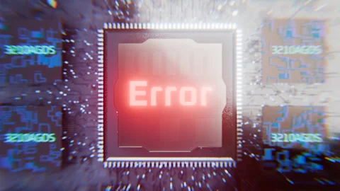 Computer malfunction, hacker attack. Stock Footage 280558913