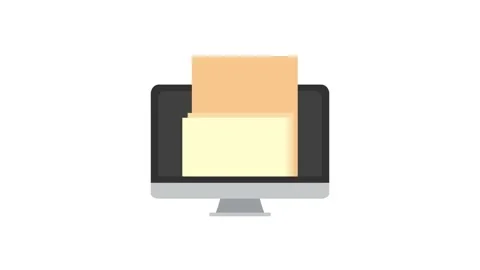 Computer Medical Chart icon animation for medical motion graphics Stock Footage 146164269
