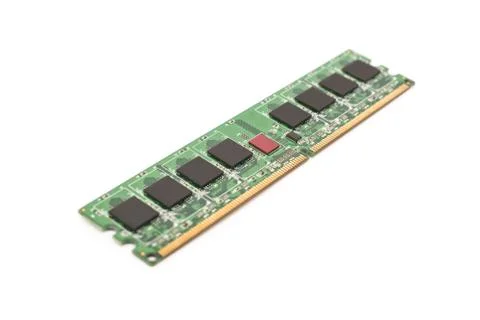 Computer Memory Chip Module 스톡 사진