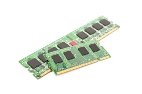 Computer Memory Chip Modules 스톡 사진
