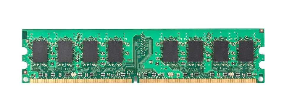 Computer memory chip Stock Photos