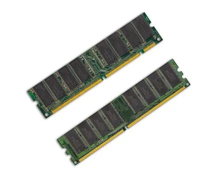 Computer memory chips Foto stock