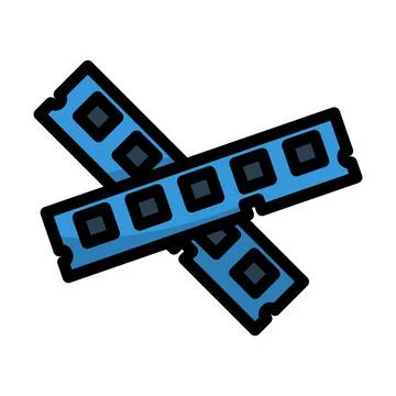 Computer Memory Icon イラスト素材