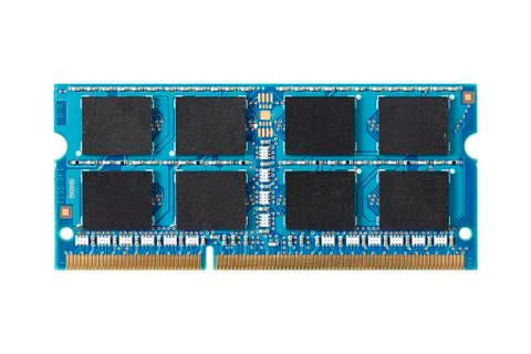 Computer memory isolated on white background Stock Photos