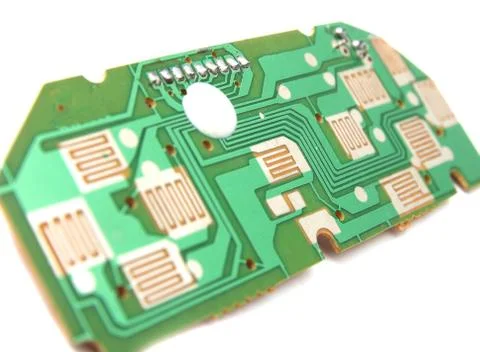 Computer memory isolated on white Stock Photos