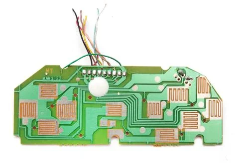 Computer memory isolated on white Stock Photos