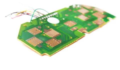 Computer memory isolated on white Foto stock