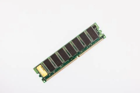 Computer memory on a white background. Isolate Stock Photos