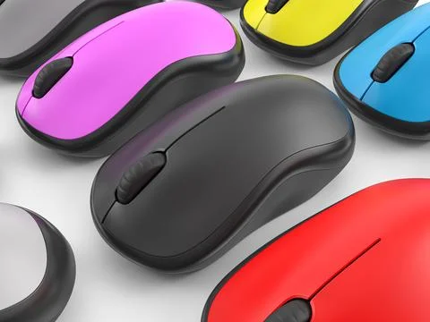 Computer mice Illustrazione stock