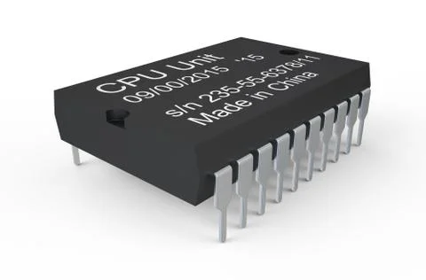 Computer microchip イラスト素材