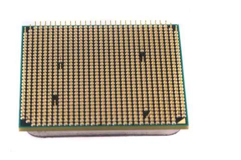 Computer microprocessor isolated Stock Photos