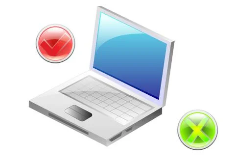 Computer mobility, internet Stock Illustration