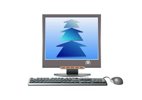 Computer mobility, internet Stock Illustration