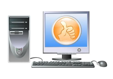 Computer mobility, internet Illustrazione stock