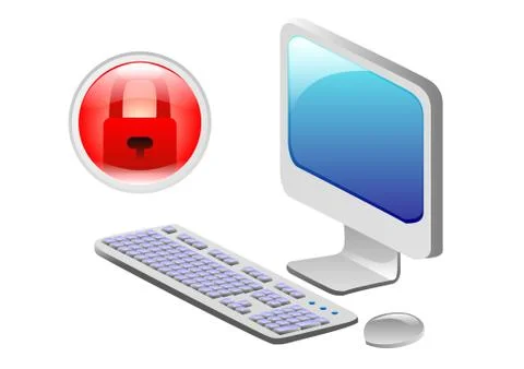 Computer mobility, internet Stock-Illustration