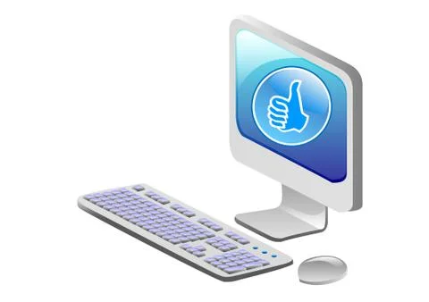 Computer mobility, internet Stock Illustration