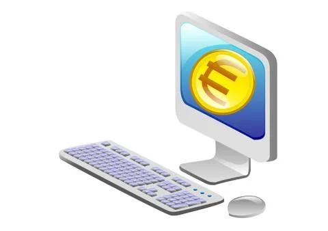 Computer mobility, internet Stock Illustration