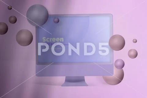 Computer Mockup PSD-Vorlage