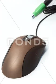 Computer modern laser mouse Stock Photos