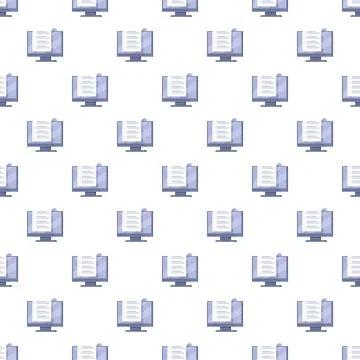 Computer monitor checklist pattern for digital task management 스톡 일러스트