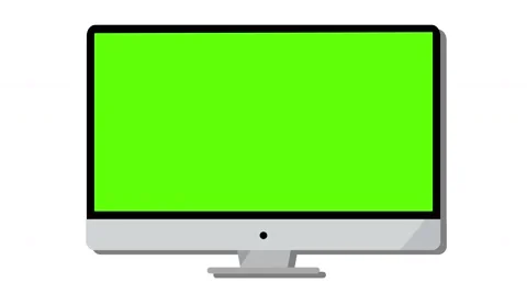 Computer monitor desk top animation with... | Stock Video | Pond5