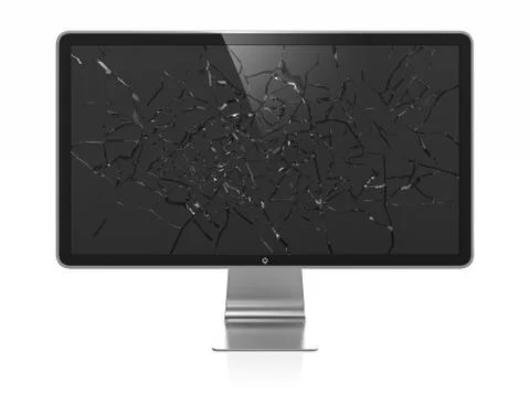 Computer monitor Stock Illustration