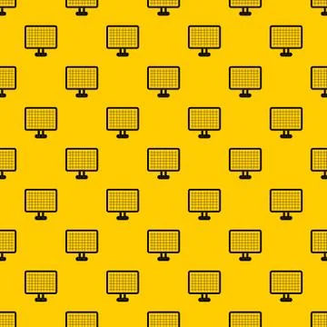 Computer monitor pattern Stock Illustration