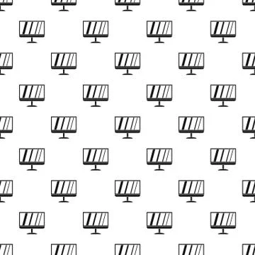 Computer monitor pattern, simple style Stock-Illustration