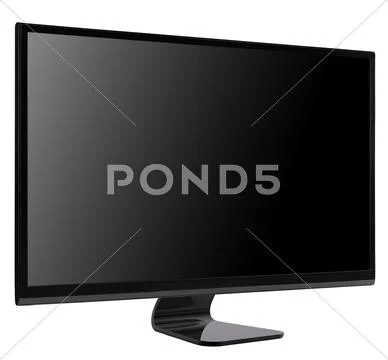 Computer monitor, Wide screen Stock Photos