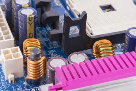 Computer motheboard Stock Photos