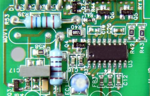 Computer Mother Board Stock Photos