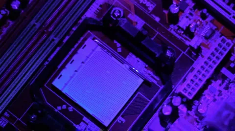 Computer motherboard (2) Stock-Footage 986441