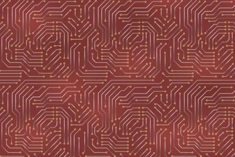 Computer motherboard background 库存插图