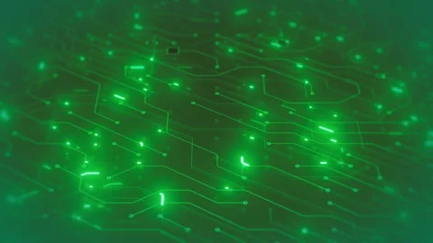 Computer Motherboard Chipset Background Stock-Footage 278526525