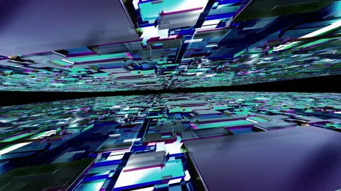 Computer motherboard CPU Binary Code Strings and Transferring of Big Data. Stock Footage 117239634