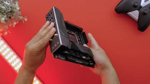 Computer Motherboard Stock Footage 160567904