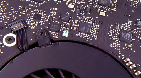 Computer Motherboard - Pan Stock-Footage 37072259