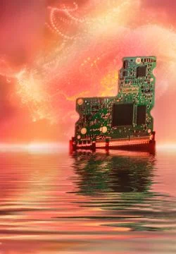 Computer motherboard Stock Photos
