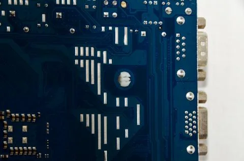 Computer motherboard 스톡 사진
