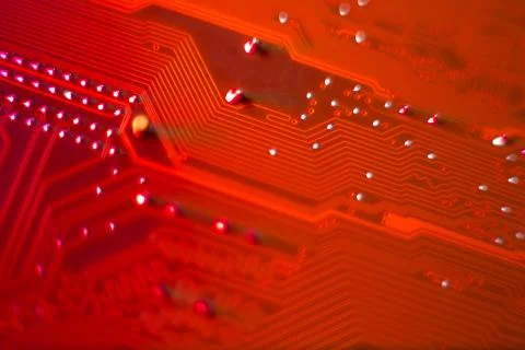 Computer motherboard Foto stock