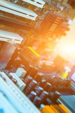 Computer motherboard Stock Photos