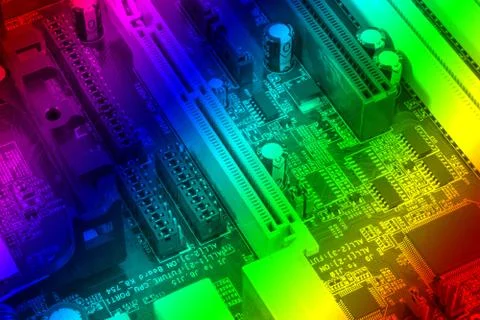 Computer motherboard Stock Photos