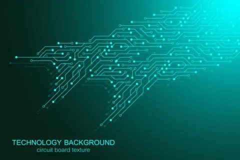Computer motherboard vector background with circuit board electronic elements 스톡 일러스트