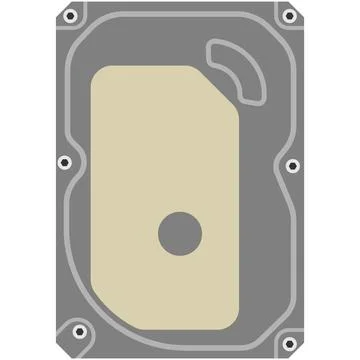 Computer motherboard vector isolated on white background 库存插图