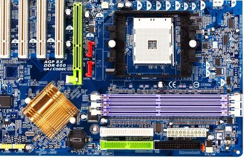 Computer motherboards Stock Photos