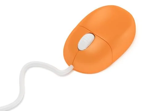 Computer mouse.  3d render. Illustrazione stock